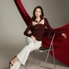 Áo kiểu KAYLIN Ruby Top tay dài cổ chéo, vải thun cotton co giãn, mẫu TET COLLECTION - Giá 390.000đ 2