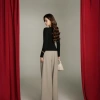 Áo kiểu KAYLIN Ruby Top tay dài cổ chéo, vải thun cotton co giãn, mẫu TET COLLECTION - Giá 390.000đ 4