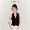 Áo kiểu KAYLIN VALIA Halter Vest nút tằm tuyết, thanh lịch BST Hè 2.025 - 398k 2