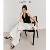 Áo kiểu KAYLIN VALIA Halter Vest nút tằm tuyết, thanh lịch BST Hè 2.025 - 398k 7