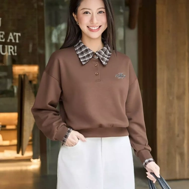 Áo kiểu nữ CARDINA umi dài tay bo gấu phối cổ và tay sơ mi Giá chỉ 310.000đ 6 Áo kiểu nữ CARDINA umi dài tay bo gấu phối cổ và tay sơ mi Giá chỉ 310.000đ 6