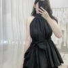 Áo kiểu tơ cổ nơ yếm xuông - Thiết kế duyên dáng, giảm 22 phần trăm chỉ 123.510₫ 7