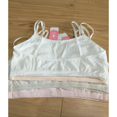 Áo lá 2 dây không đệm cho học sinh 35-50kg - Giá chỉ 39.400 VND, thoải mái, bền bỉ 5
