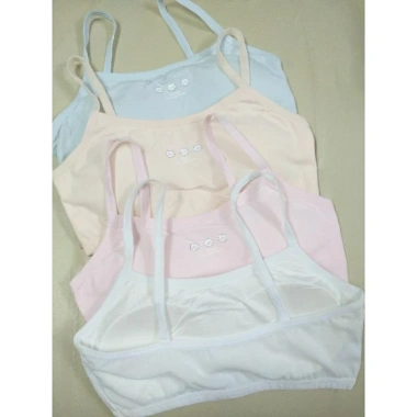 Áo lá và áo lót ngực học sinh 35-50kg có đệm, vải thông hơi thoáng mát - 39.400đ 2