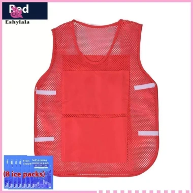 Áo làm mát mùa hè túi đá đa năng, bảo hộ lao động, tản nhiệt nam nữ, kích thước bình thường mới 7 Áo làm mát mùa hè túi đá đa năng, bảo hộ lao động, tản nhiệt nam nữ, kích thước bình thường mới 7