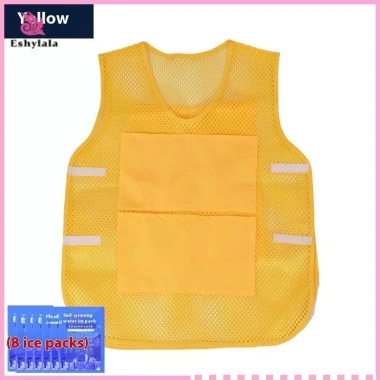 Áo làm mát mùa hè túi đá đa năng, bảo hộ lao động, tản nhiệt nam nữ, kích thước bình thường mới 10 Áo làm mát mùa hè túi đá đa năng, bảo hộ lao động, tản nhiệt nam nữ, kích thước bình thường mới 10