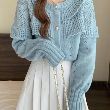 Áo Len Babydoll Bánh Bèo Quảng Châu Dày Dặn Xinh Xắn Giá Ưu Đãi 295.260₫ 5