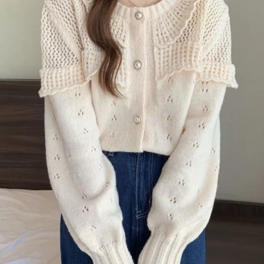 Áo Len Babydoll Bánh Bèo Quảng Châu Dày Dặn Xinh Xắn Giá Ưu Đãi 295.260₫ 7