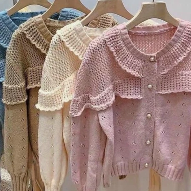 Áo Len Babydoll Bánh Bèo Quảng Châu Dày Dặn Xinh Xắn Giá Ưu Đãi 295.260₫ 8