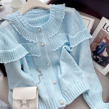 Áo Len Babydoll Bánh Bèo Quảng Châu Dày Dặn Xinh Xắn Giá Ưu Đãi 295.260₫ 9