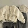 Áo Len Bé Gái Dệt Kim Cardigan Mùa Thu Thời Trang Hàn Quốc – Siêu ấm, Giá ưu đãi 238k 6