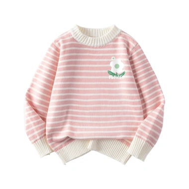 Áo len bé gái thu đông ấm áp HKAM Sọc mềm hoa xanh unisex 249.999đ 6