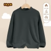 Áo len bé trai HKAM giữ nhiệt kháng khuẩn màu trơn ấm áp mùa thu đông đặc biệt giảm giá 120.000đ 10