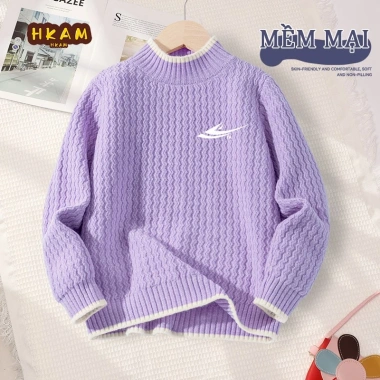 Áo len bé trai HKAM mùa thu đông ấm áp, unisex, giá ưu đãi 250.000đ - 325.000đ 9