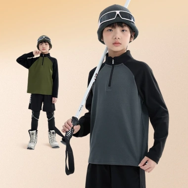 Áo len bé trai kháng khuẩn ấm áp mùa thu đông, cardigan in gấu - 170k
