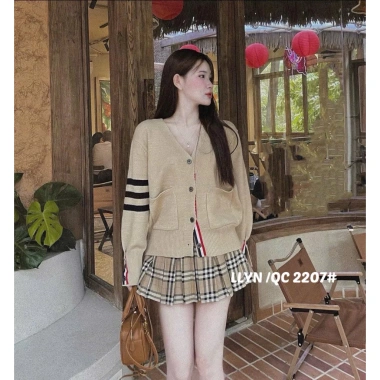 Áo len cadigan thom siu QCL1 freesize siêu mềm thời trang chỉ 399.000₫ 3