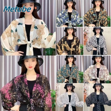 Áo len Cardigan buộc dây chống nắng METUBE, khăn choàng voan Jacquard, áo khoác ngoài mỏng sang trọng - 123.768₫ Áo len Cardigan buộc dây chống nắng METUBE, khăn choàng voan Jacquard, áo khoác ngoài mỏng sang trọng - 123.768₫