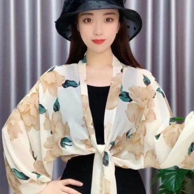 Áo len Cardigan buộc dây chống nắng METUBE, khăn choàng voan Jacquard, áo khoác ngoài mỏng sang trọng - 123.768₫ 4 Áo len Cardigan buộc dây chống nắng METUBE, khăn choàng voan Jacquard, áo khoác ngoài mỏng sang trọng - 123.768₫ 4