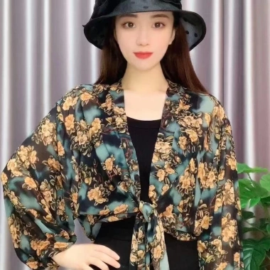 Áo len Cardigan buộc dây chống nắng METUBE, khăn choàng voan Jacquard, áo khoác ngoài mỏng sang trọng - 123.768₫ 11 Áo len Cardigan buộc dây chống nắng METUBE, khăn choàng voan Jacquard, áo khoác ngoài mỏng sang trọng - 123.768₫ 11