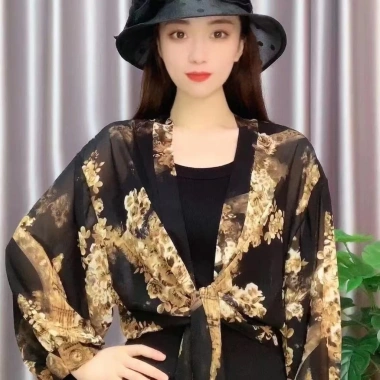 Áo len Cardigan buộc dây chống nắng METUBE, khăn choàng voan Jacquard, áo khoác ngoài mỏng sang trọng - 123.768₫ 13 Áo len Cardigan buộc dây chống nắng METUBE, khăn choàng voan Jacquard, áo khoác ngoài mỏng sang trọng - 123.768₫ 13