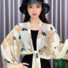 Áo len Cardigan buộc dây chống nắng METUBE, khăn choàng voan Jacquard, áo khoác ngoài mỏng sang trọng - 123.768₫ 17