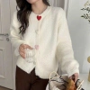 Áo len cardigan dài tay cúc trái tim mềm mịn, thu đông NGOMINH SP393 – 179.000đ 3
