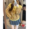 Áo len cardigan dài tay kẻ sọc mềm mịn QCCC KUNKUN SP390 - Giá chỉ 169.000₫ 8