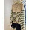 Áo len cardigan dài tay kẻ sọc mềm mịn QCCC NGOMINH SP390 giảm giá 169k 6
