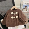 Áo len cardigan dệt kim bé gái mùa xuân thu - Giá ưu đãi 291,126₫ 2