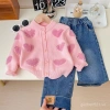 Áo len Cardigan ngọc trai trẻ em bé gái giảm 50% - Mùa xuân thu 2.024 7