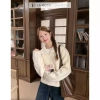 Áo Len Cổ Bẻ Thêu Hoa Vintage Nữ Thanh Lịch 2 Màu Siêu Xinh A1.033 - Giá 399.000₫ 3