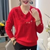 Áo Len Cổ chữ V dệt kim phong cách mới, thời trang nữ, giá ưu đãi 534.281₫ 8