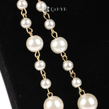 Áo Len Dài Nữ Qrhyk Ngọc Trai Pha Lê - Vòng Cổ Tiệc Cưới Giá 58.891 VND 7