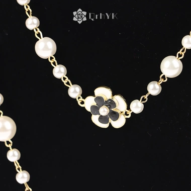 Áo Len Dài Nữ Qrhyk Ngọc Trai Pha Lê - Vòng Cổ Tiệc Cưới Giá 58.891 VND 8