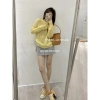 Áo len dài tay Hàn Quốc mùa xuân, áo chui đầu cổ tròn mỏng - giá ưu đãi 158k 4