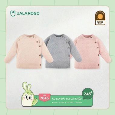 Áo Len Dài Tay Uala UR7.045 7-14kg - Kiểu Dáng Đáng Yêu Cho Bé Trai và Bé Gái, Giá 245.000₫ 2