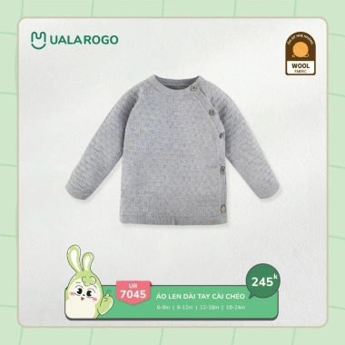 Áo Len Dài Tay Uala UR7.045 7-14kg - Kiểu Dáng Đáng Yêu Cho Bé Trai và Bé Gái, Giá 245.000₫ 3