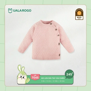 Áo Len Dài Tay Uala UR7.045 7-14kg - Kiểu Dáng Đáng Yêu Cho Bé Trai và Bé Gái, Giá 245.000₫ 7