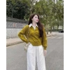 Áo len dài tay vặn thừng cổ phối sơ mi - phong cách hiện đại, giảm giá 17% chỉ 167.440₫ 9