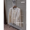 Áo len dáng peplum nơ eo sang trọng, giảm giá 535k - phong cách mùa thu 4