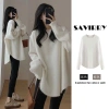 Áo len dáng rộng đuôi tôm co giãn basic QCCC hottrend 2.024 Big Size KHOSI SP69 giảm giá 219k
