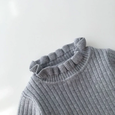 Áo Len Dày Dệt Kim Mùa Đông Bé Gái - Chui Đầu, Sơ Mi Cotton, 222.195 VND 2