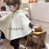 Áo len dệt kim bé gái mùa thu mũ trùm đầu - Áo khoác len Hàn Quốc ấm áp 2