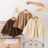 Áo len dệt kim bé gái mùa thu mũ trùm đầu - Áo khoác len Hàn Quốc ấm áp 5