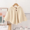 Áo len dệt kim bé gái mùa thu mũ trùm đầu - Áo khoác len Hàn Quốc ấm áp 9