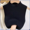 Áo len dệt kim DWELLCO màu trơn, hai dây cổ tròn thanh lịch nữ: giá 58.200₫