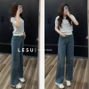 Áo len dệt kim kẻ ngang bo viền màu tay ngắn – Giá chỉ 245.000₫, giảm từ 318.500₫ 3