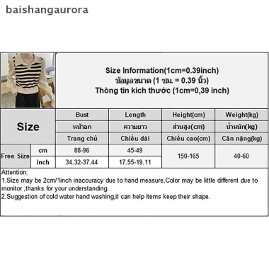 Áo len dệt kim nữ mùa thu cổ chữ V sọc màu tương phản BASA - áo chui đầu thông thường BASD 163.944₫