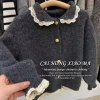 Áo len dệt kim ren ngọt ngào cho bé gái mùa xuân - Thời trang trẻ em chỉ 470k 4