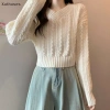 Áo Len Dệt Kim Retro Cổ V Tay Dài - Siêu êm, Giá chỉ 154.300₫, Giảm tới 20% 6